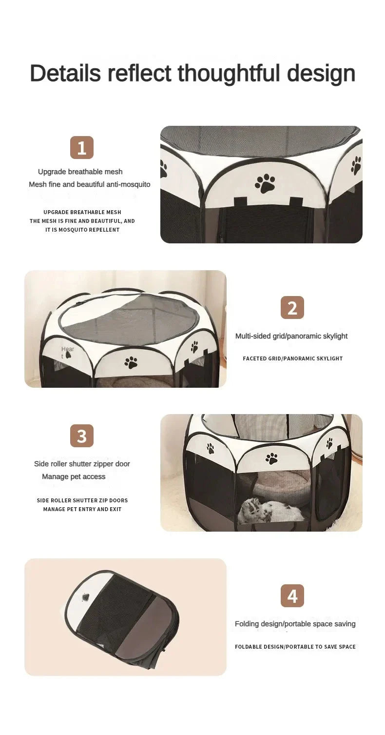 PawsHaven Fold & Go Tent