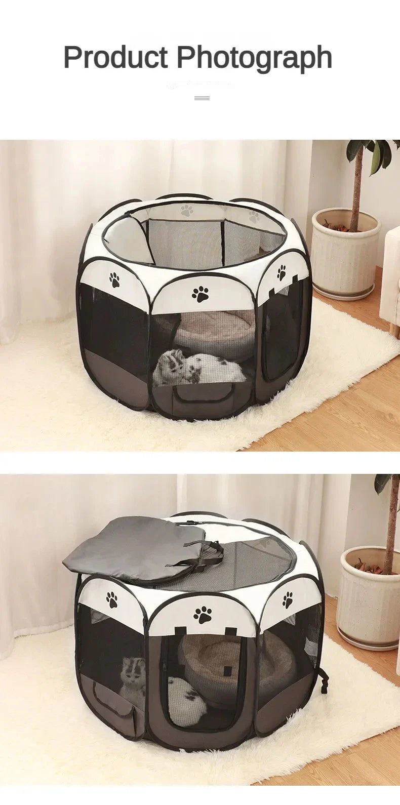 PawsHaven Fold & Go Tent