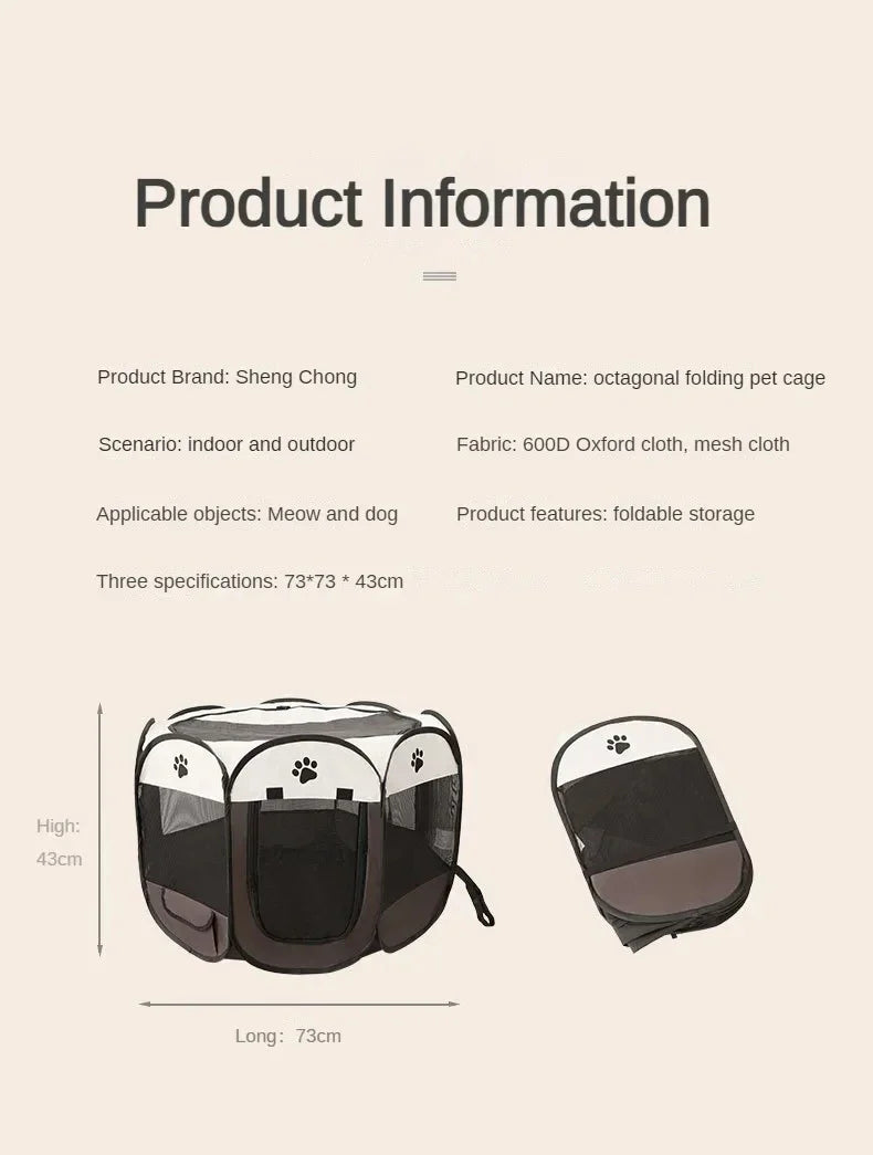 PawsHaven Fold & Go Tent