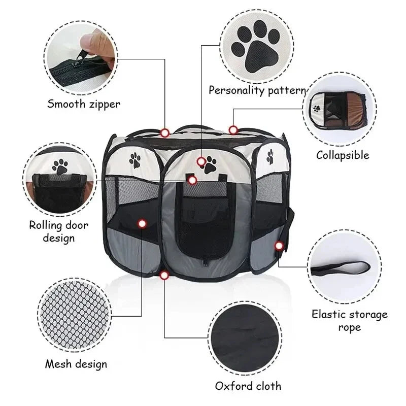 PawsHaven Fold & Go Tent