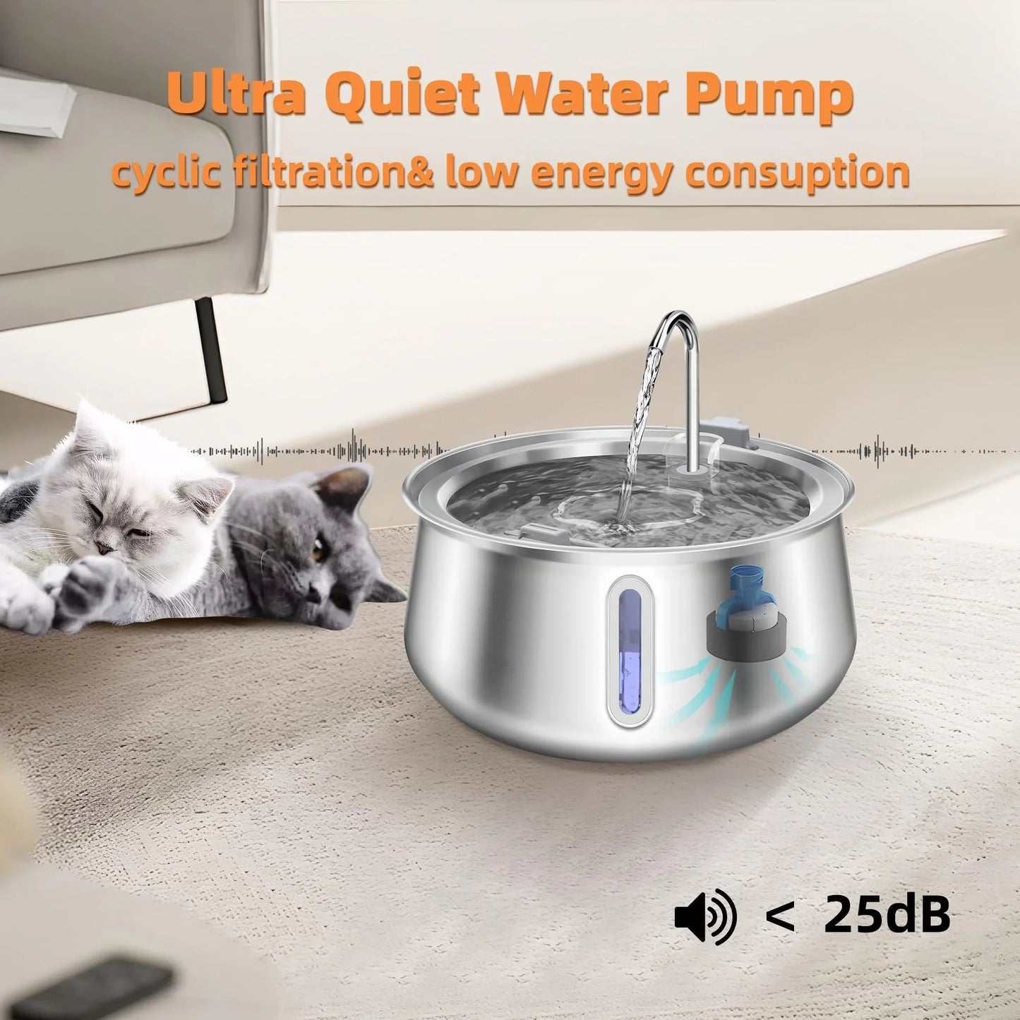 SteelFlow Pro Fountain